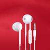 Fones de Ouvido com Fio 3.5mm Adequados para Huawei e Apple, Embalados com Controle para Celular, Fones de Ouvido Intra-auriculares Estilo Earbud para Venda no Atacado