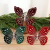 Nuevas decoraciones de Navidad 2026: Adornos de mariposa realistas, Decoraciones navideñas DIY, Adornos colgantes de mariposa