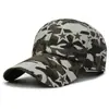 Gorra de Béisbol Camuflaje para Exteriores de Entrenamiento Militar Escolar, Gorro Camuflaje para Exteriores de Montañismo y Viajes de Primavera y Otoño, Gorra de Protección Laboral