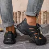 Zuecos Gruesos Nuevos de Verano para Hombre, Ropa Casual Exterior para Hombre, Sandalias de Playa Antideslizantes de Suela Blanda de Moda y Versátiles
