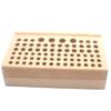Estante para Herramientas DIY Cosido a Mano en Cuero Estante para Herramientas de Haya Mesa para Herramientas de Haya Porosa Estante para Herramientas de Impresión Caja de Almacenamiento
