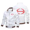 2023 transfronteiriça AliExpress wish esportes e lazer plus size jaqueta estampada com logo de carro moda Jaqueta masculina de Comércio Exterior