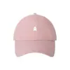 2025 Nuevo Gorra Rosa Dulce Rosa de Primavera y Verano para Mujer Aumentada Profundización Todo Fósforo Letra Suave Gorra de Béisbol para Hombre