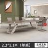 Mesa de conferencias, muebles de oficina para capacitación, mesa larga, mesa rectangular, mesa de oficina grande, simple, moderna, mesa de negociación y combinación de silla