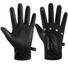 Luvas Quentes Masculinas de Inverno Impermeáveis Tela de Toque com Forro de Fleece para Ciclismo ao Ar Livre Prova de Frio Zíper de Cabelo Luvas Amazon