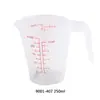 Taza medidora de plástico para el hogar, taza medidora de leche y arroz, herramienta medidora, taza medidora graduada 250/ 500/1000/1500/2000ml