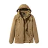 Jaqueta de Trabalho Retrô Americana Masculina HTN Outono Inverno Novo Estilo Casaco de Algodão Espesso com Veludo Jaqueta 100% Algodão Masculina