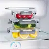 Tigela de Conservação de Vidro Borossilicato Alto Removível, Grau Alimentício, Específica para Geladeira, Tigela Selada, Adequada para Aquecimento no Micro-ondas e Forno
