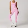 Conjunto Esportivo Cross-Over de Cintura Alta para Mulheres, Costas Abertas Color Block, Ajustado, Sensação de Pele Nu, Conjunto de Yoga, Roupa para Corrida Fitness Yoga 8843