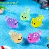 Transfronterizo nuevo luminoso lindo babosa marina babosa animal marino diy accesorios de joyería micro-paisaje adornos pequeños