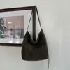 Nova Bolsa Saco de Camurça Fosca de Outono para Mulheres, Bolsa de Mão Casual Vintage, Bolsa Transversal de Ombro Grande Capacidade para Mulheres