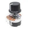 WH138-1 B5K10K22K/50K/100K/250K/500K Potenciómetro Soldable con Interruptor para Regulación de Intensidad y Control de Velocidad