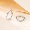 Pendientes de aro sencillos y de gran venta transfronteriza, con diseño exclusivo para hombre, nuevos pendientes en forma de C de 2024.