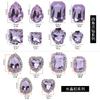 Europa y Estados Unidos zapatos nuevos joyería de cristal tridimensional hebilla para cordones de zapatos flor para zapatos accesorios de hebilla de cristal para ropa decoraciones para zapatos
