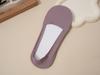Calcetines Invisibles de Verano para Mujer con Suelas de Algodón, Calcetines Cortos Antideslizantes de Silicona, Absorbentes de Sudor, Transpirables, Resistentes a Olores, Calcetines Invisibles, Algodón Puro de Secado Rápido