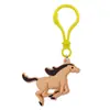 Decoración de Fiesta de Caballo Poni de PVC Cierre de Langosta Hebilla de Plástico Transfronterizo Desmontable Colgante para Llave Mochila