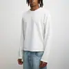 Camiseta Casual Lisa Colorida Simples Estilo Coreano Y2K Diária para Uso Externo Estilo Habilidoso Simples para Ir ao Trabalho Mangas Longas Gola Redonda