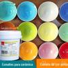 Esmalte Cerâmico Esmalte Colorido Barril 24 Cores Cerâmica Jingdezhen Forno Elétrico Esmalte de Alta Temperatura Água Matéria-Prima Esmalte Monocromático