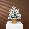 Nuevo Árbol de Navidad Pequeño de Escritorio Europeo y Americano Árbol Artificial de PE con Nieve Mini para el Hogar Decoraciones para Ventanas de Centros Comerciales