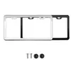 Moldura de Placa de Carro para Modificação Atacado Moldura de Placa Padrão Americano Suporte de Placa de Licença de Aço Inoxidável Capa de Placa de Licença Transfronteiriça Xclpf