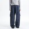 Pantalones anchos de estilo americano para mujer, pantalones de trabajo deconstruidos para hombre, diseñados para ser holgados y versátiles, casuales, modernos, retro, nuevos para primavera y verano