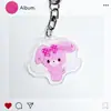 Chaveiro de Acrílico de Coelho Desenho Animado Sanrio Anime Decoração de Mochila Fofa Pingente Ornamentado de Mochila para Melhor Amigo