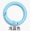 Llavero de Anilla de Resorte de 24 mm Aleación de Zinc Hebilla Abierta Anilla de Resorte Fabricación de Joyería DIY Accesorios de Manualidades