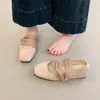 Zapatos planos franceses retro estilo ballet para mujer, nueva colección primavera 2026, con tacón oculto, perfectos con vestidos, estilo Mary Jane