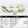Conjunto de tigelas pequenas para restaurante de fast-food para porções individuais, tigelas de arroz para vapor de melamina estilo chinês e pratos de fast-food para refeitórios de fábrica
