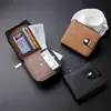 2026 Nueva Cartera para Hombre Cartera Corta con Cremallera Alrededor Gran Capacidad Ranuras Múltiples para Tarjetas Cartera de Mano Pequeña Cartera de Monedas Retro de Negocios