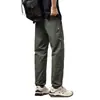 Pantalones Casuales Cónicos Ligeros de Moda para Hombre para Exteriores, Pantalones Rectos Holgados de Otoño e Invierno, Pantalones Versátiles para Senderismo y Trabajo