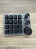 Teclado Mecánico Pequeño, Teclado Personalizado con Perillas, Switches Rojos Intercambiables en Caliente, Teclado para Gaming y Edición