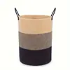 [Procesamiento Personalizado] Cesta de Almacenamiento para el Hogar, Cesto para Ropa Sucia, Cesta de Lavandería Plegable Tejida, Contenedor de Almacenamiento para Artículos Varios