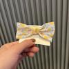 Acessórios de Cabelo para Meninas Primavera Estampa de Limão Amarelo Laço Presilha Bico de Pato Fresca Presilha de Cabelo Infantil Adorno de Cabeça para Menina