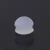 Plug de ouvido transparente para hambúrguer anti-queda não alérgico tampões de ouvido brincos brincos plug de couro acessórios de ouvido atacado