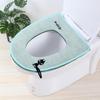 Almofada de Vaso Sanitário Portátil para Gatinhos Vaso Vaso Vaso Tampa de Vaso Sanitário Almofada de Vaso Sanitário Espessada com Zíper com Alça Almofada de Vaso Sanitário