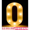 Luz LED de Feliz Aniversário, Número em Inglês Luz Colorida, Adereços Luminosos para Cena de Confissão Romântica, Luz de Letra Atacado