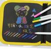 Caneta Apagável à Base de Água para Quadro Negro Infantil LED Acrílico Graffiti 12 Cores Caneta para Quadro de Luz Caneta para Quadro Branco Marcador Transfronteiriço