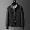 Chaquetas de Primavera y Otoño para Hombre 2023 Nuevo Estilo Frescas de Moda Marca de Gama Alta Moda Casual para Hombre Chaqueta de Gamuza para Hombre