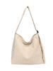 Bolsa tote casual de grande capacidade externa feminina 2025 nova bolsa de ombro simples e elegante bolsa transversal bolsa de viagem de nicho