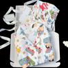 Pijama pequeño de estilo universitario con dibujos de crayones, nuevo estilo japonés, ropa de casa de manga larga de otoño, traje de mujer, venta al por mayor