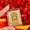 Oro Puro 9992mg Oro Blanco Ma Zu Pegatina para Teléfono Móvil Hoja de Oro Tienda de Oro Regalo Promocional de Negocio Al por Mayor
