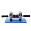 Rueda Abdominal de Fitness con Rebote Automático, Equipo de Fortalecimiento Muscular Abdominal de Doble Rueda para Hombres y Mujeres, Equipo de Fitness para el Hogar para Principiantes