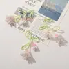 Colgante de ramo fresco de verano Mori para bolsa tejida a mano DIY, material para pendientes, venta al por mayor