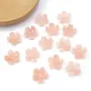 Flor de Cinco Pétalos Base de Flor Acrílica Accesorios para Joyería DIY Accesorios para el Cabello con Flores Materiales para Fundas de Teléfono Móvil Nácar DIY