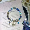 Pulseira de Pulso para Periférico de Jogo Funina Skirmisher Wanderer Pulseira com Impressão de Leque Bidimensional Pulseira de Contas Tendência Personalizada