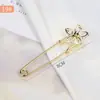 Broche Hebilla Anti-Exposición Modificación Cintura Pantalón Pequeño Artefacto Perla Pin Pequeño Mujer Fijación Ropa Decoración Accesorios Escote Ajuste Cintura