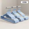 Colgador de plástico grueso con recubrimiento nuevo estilo extra grueso para adultos plástico con recubrimiento antideslizante sin marcas colgador de ropa colgador de ropa para niños