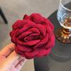 Caro Ancola Flor Rosa Seca Vermelha Prendedor Grande Feminino Elegante 2024 Novo Prendedor de Tubarão