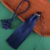Nudo Propicio Combinación de Borla de Dos Colores Material de Accesorios DIY Borla de Disfraz Antiguo Artesanía de Nudo Chino Borla Colgante para Coche Colgante